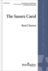 The Sussex Carol SATB choral sheet music cover